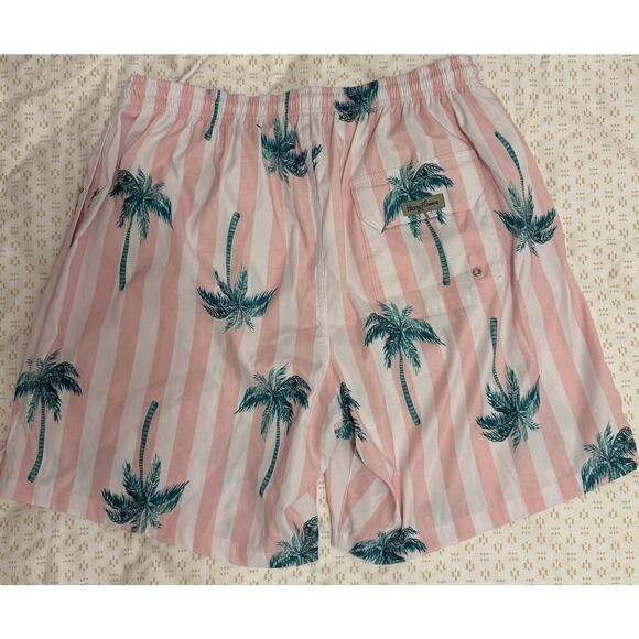 NWOT Kenny Flowers 8" Swim Trunks Palm Tree Pattern Size XXXL - Picture 2 of 4
